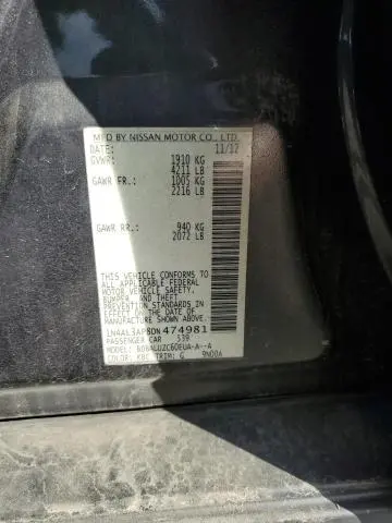 2013 NISSAN ALTIMA 2.5  