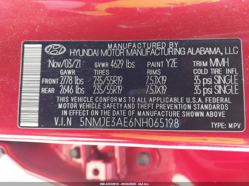 2022 HYUNDAI TUCSON LIMITED