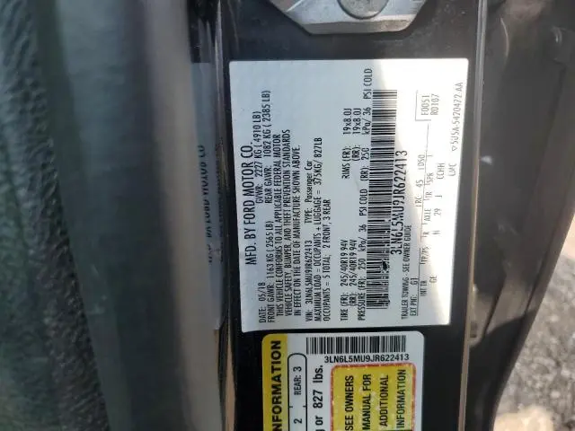 2018 LINCOLN MKZ HYBRID RESERVE  