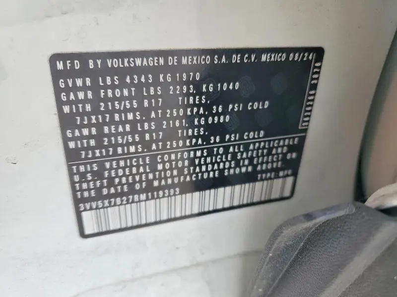2024 VOLKSWAGEN TAOS S  