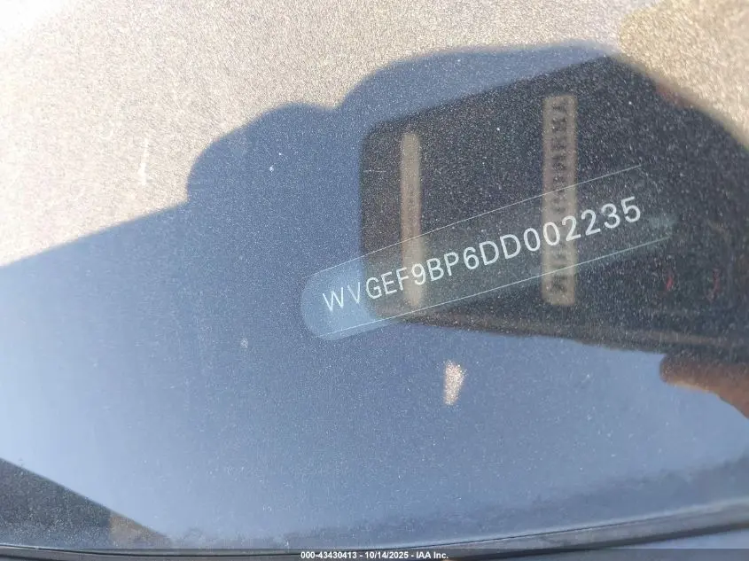 2013 VOLKSWAGEN TOUAREG VR6 SPORT