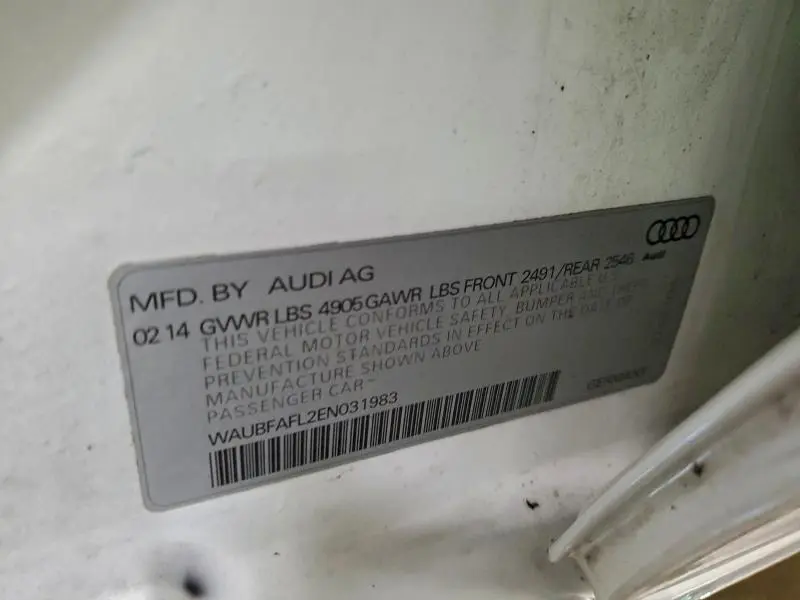 2014 AUDI A4 PREMIUM  