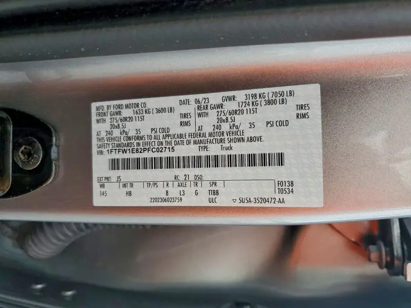 2023 FORD F150 SUPERCREW  