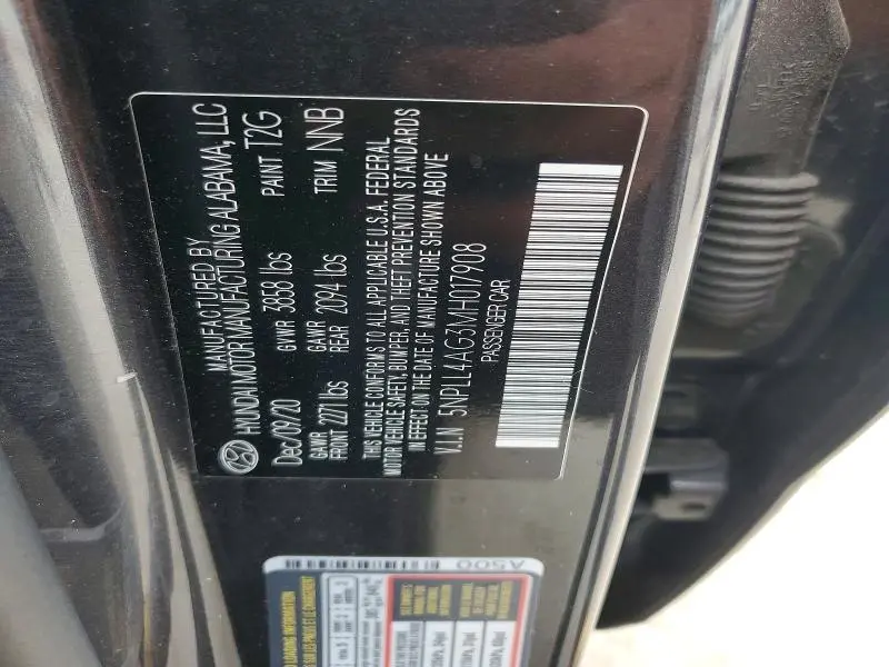 2021 HYUNDAI ELANTRA SE  