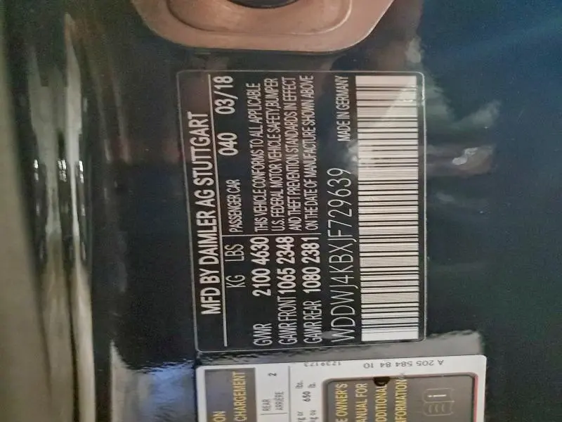 2018 MERCEDES-BENZ C 300 4MATIC  