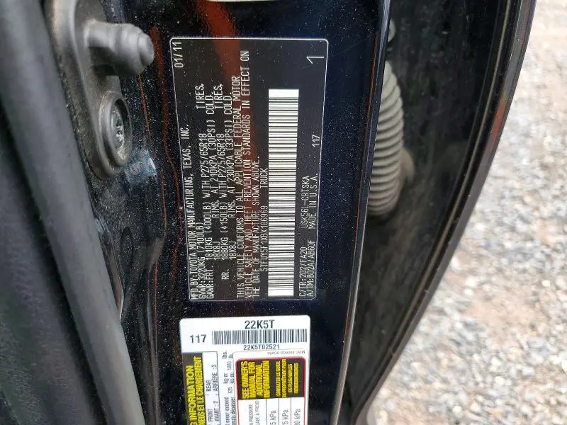 2011 TOYOTA TUNDRA DOUBLE CAB SR5  