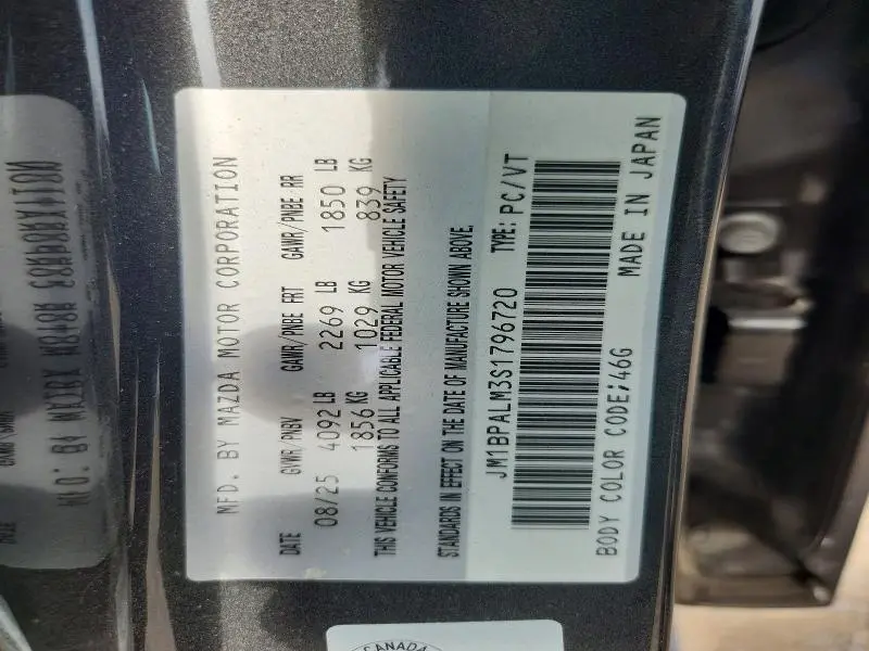 2025 MAZDA 3 PREFERRED  