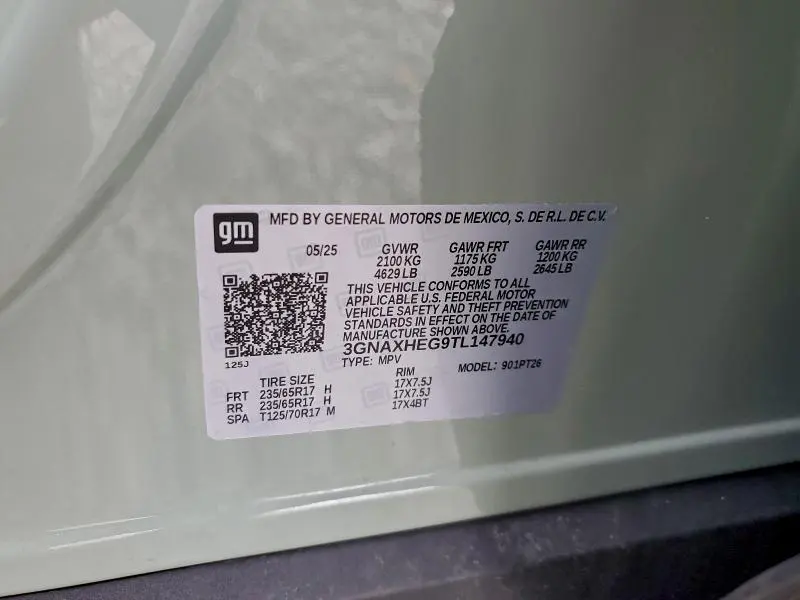 2026 CHEVROLET EQUINOX LT  