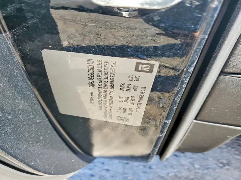 2015 CHEVROLET CORVETTE STINGRAY 2LT  