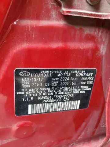 2017 HYUNDAI ELANTRA SE  