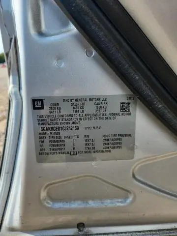2012 BUICK ENCLAVE   