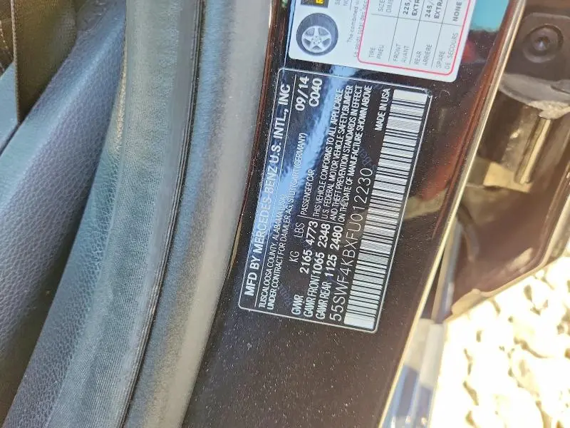 2015 MERCEDES-BENZ C 300 4MATIC  