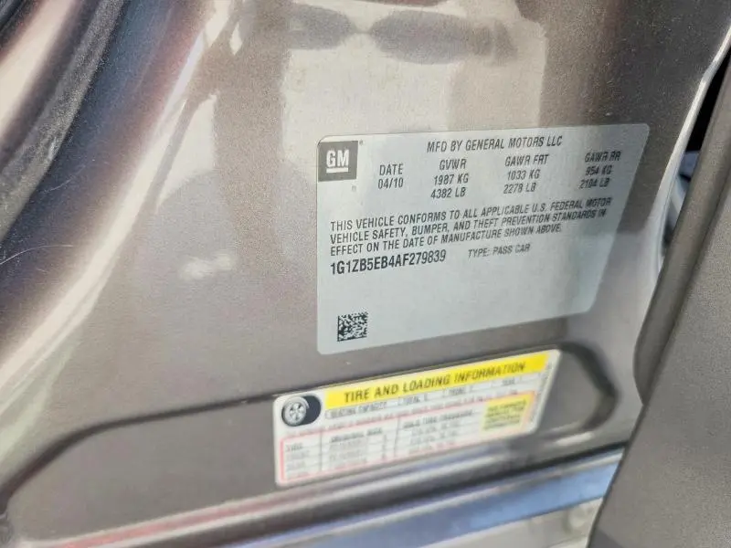 2010 CHEVROLET MALIBU LS  
