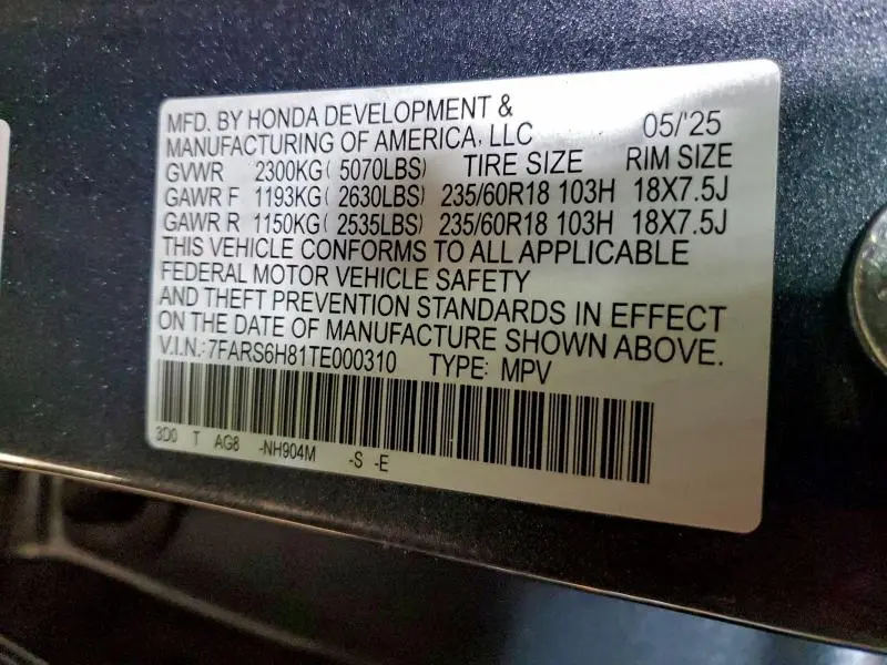 2026 HONDA CR-V SPORT-L  