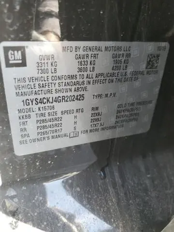 2016 CADILLAC ESCALADE PREMIUM  