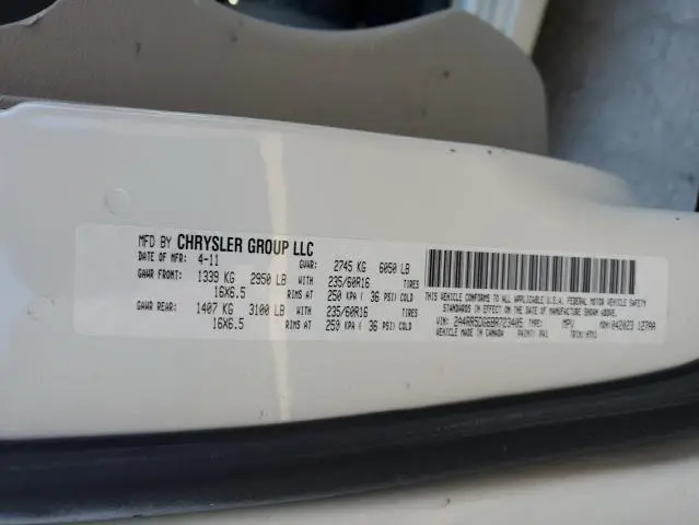 2011 CHRYSLER TOWN & COUNTRY TOURING  