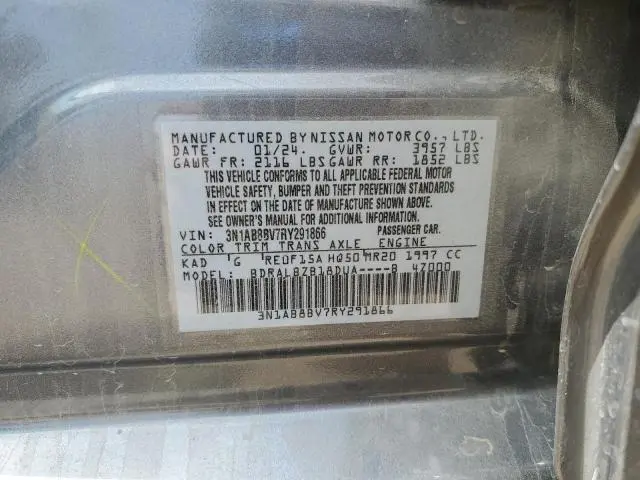 2024 NISSAN SENTRA S  