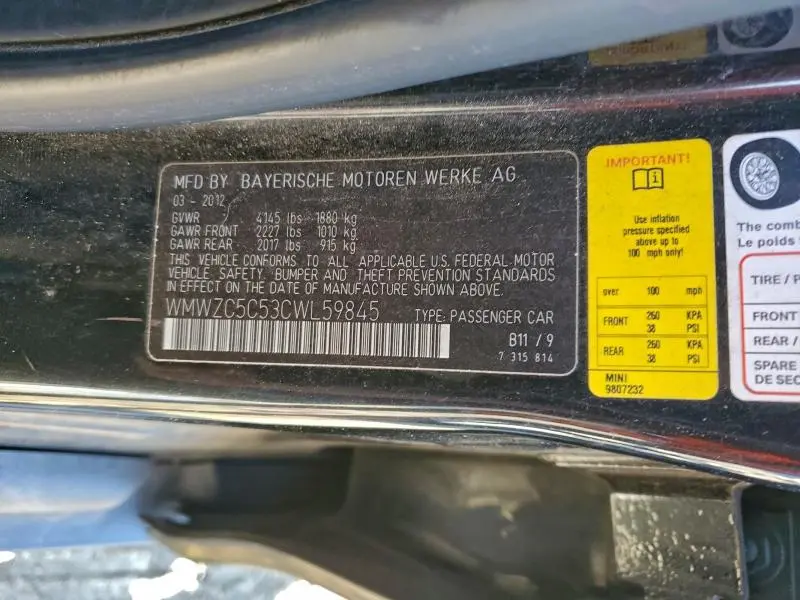 2012 MINI COOPER S COUNTRYMAN  