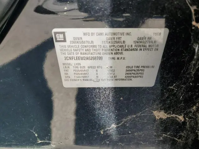 2010 CHEVROLET EQUINOX LT  
