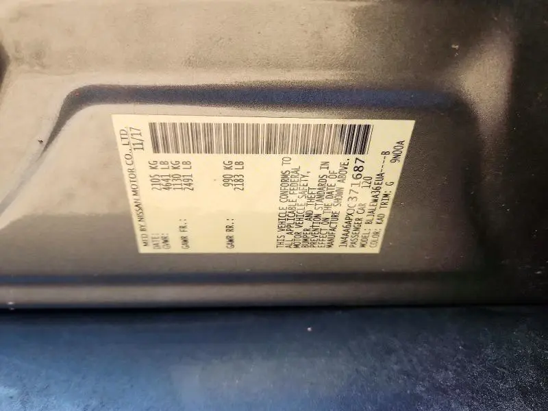 2018 NISSAN MAXIMA 3.5 SL  