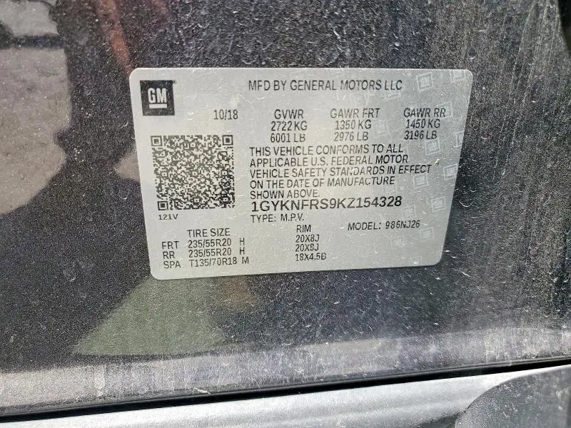 2019 CADILLAC XT5 PREMIUM LUXURY  