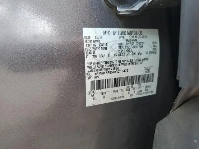 2013 FORD EXPLORER LIMITED  