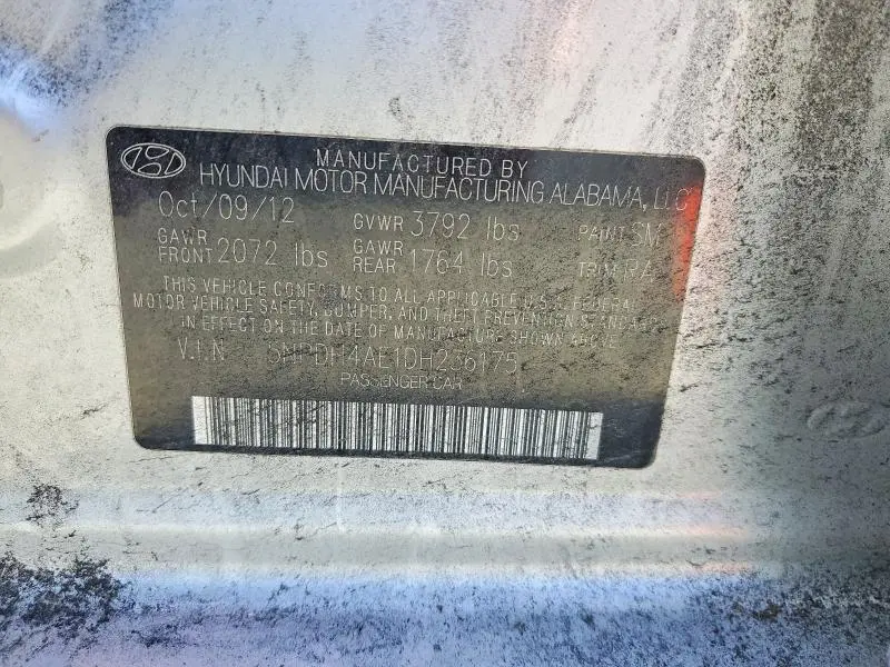 2013 HYUNDAI ELANTRA GLS  