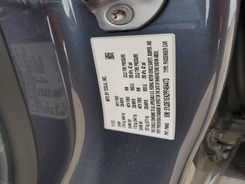 2023 TESLA MODEL 3   