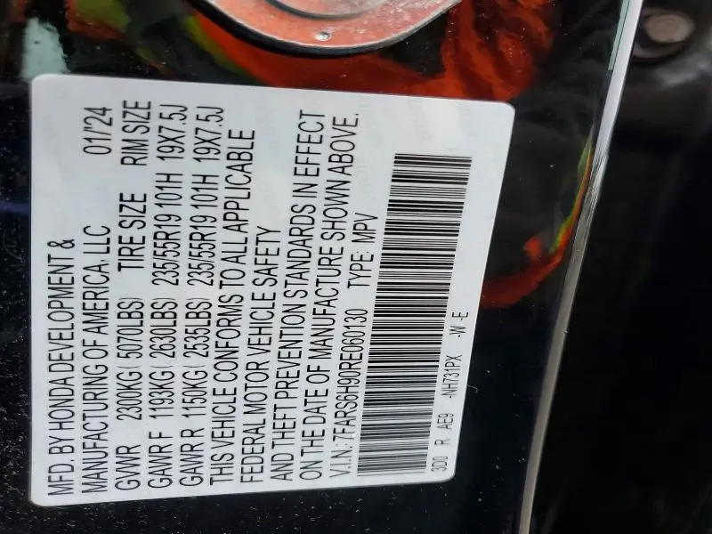 2024 HONDA CR-V SPORT TOURING  