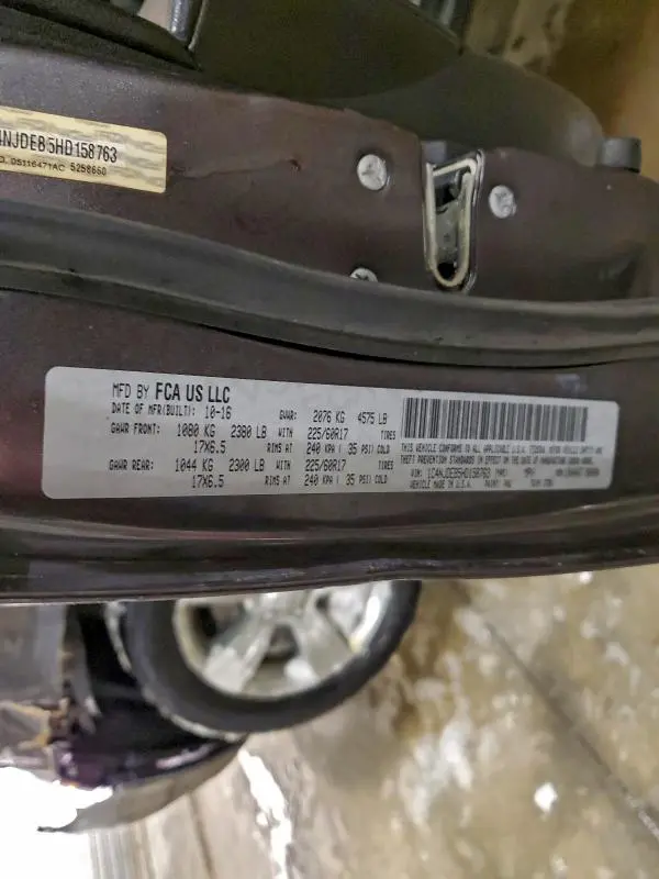 2017 JEEP COMPASS LATITUDE  