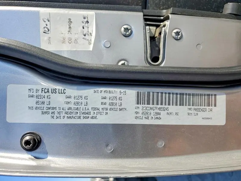 2015 CHRYSLER 300 LIMITED  