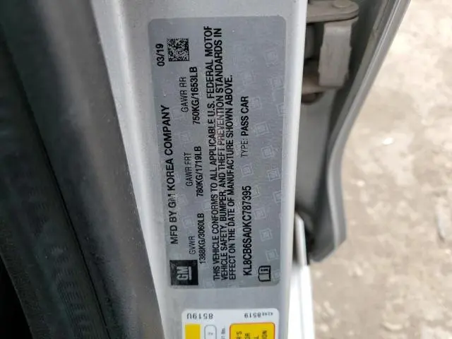 2019 CHEVROLET SPARK LS