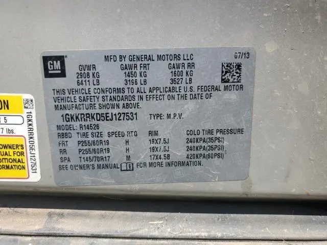 2014 GMC ACADIA SLT-1  