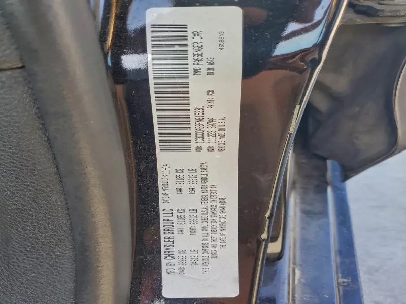 2015 CHRYSLER 200 LIMITED  