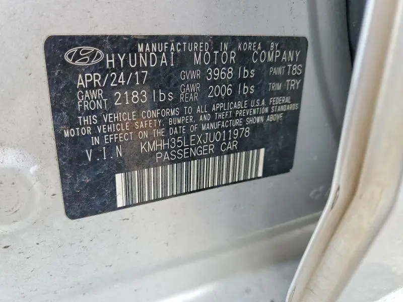 2018 HYUNDAI ELANTRA GT BASE  