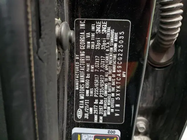 2012 KIA SORENTO BASE  