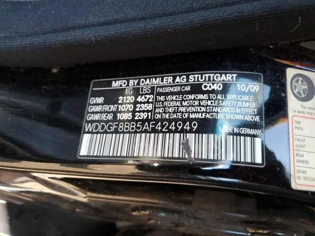 2010 MERCEDES-BENZ C 300 4MATIC  