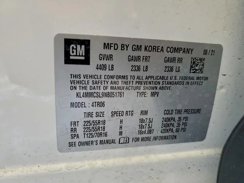 2022 BUICK ENCORE GX PREFERRED  