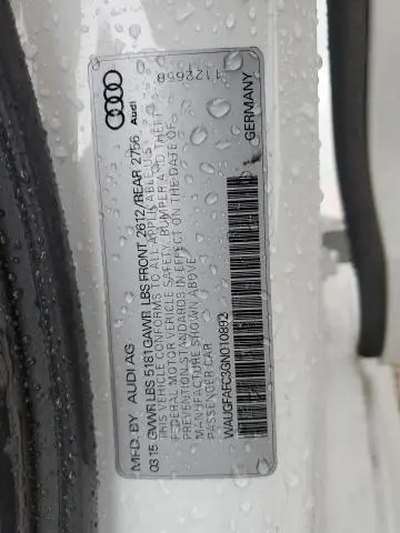 2016 AUDI A6 PREMIUM PLUS  