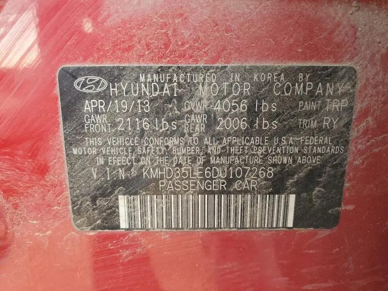 2013 HYUNDAI ELANTRA GT   