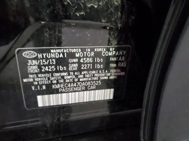 2013 HYUNDAI SONATA HYBRID  