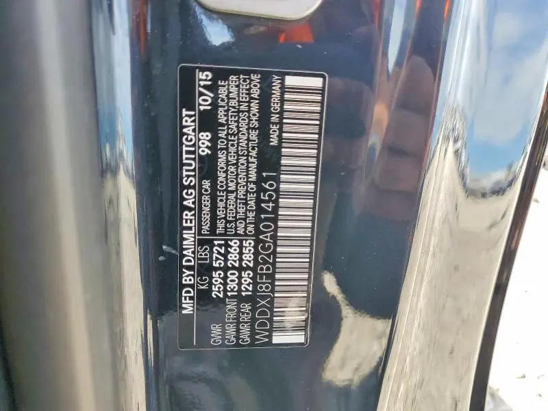 2016 MERCEDES-BENZ S 550  