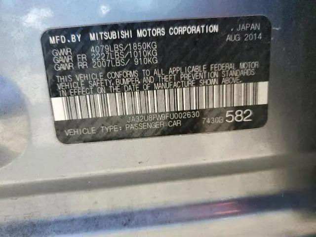 2015 MITSUBISHI LANCER GT  