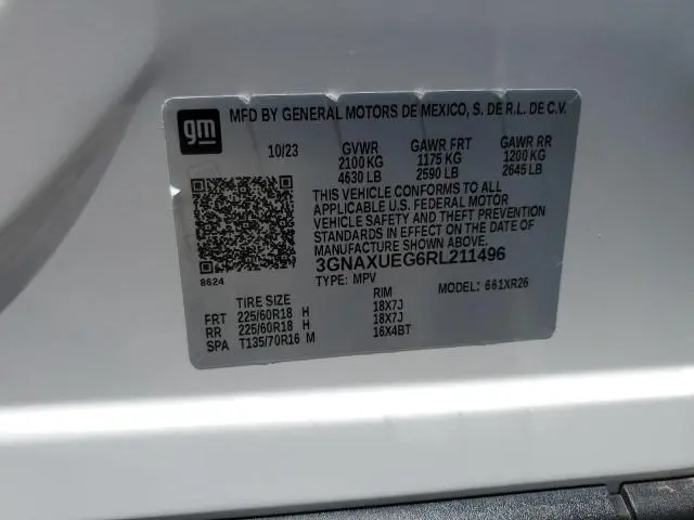 2024 CHEVROLET EQUINOX LT  