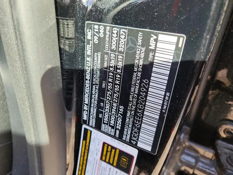 2019 MERCEDES-BENZ GLS 450 4MATIC  