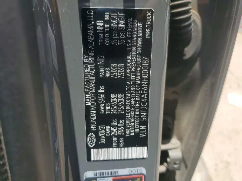 2022 HYUNDAI SANTA CRUZ SEL  