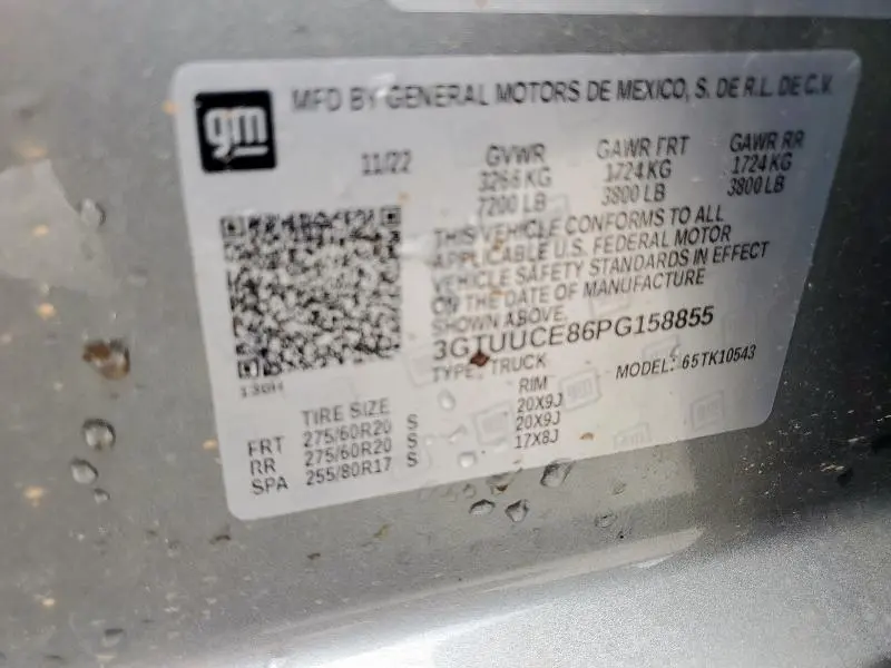 2023 GMC SIERRA K1500 ELEVATION  