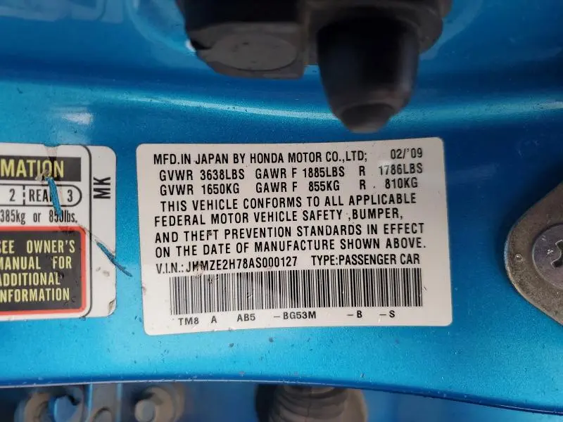2010 HONDA INSIGHT EX  