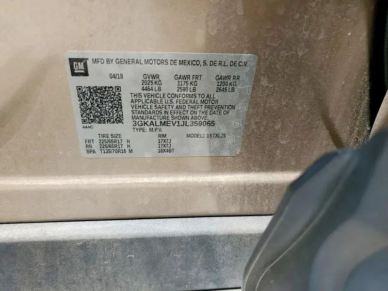 2018 GMC TERRAIN SLE  