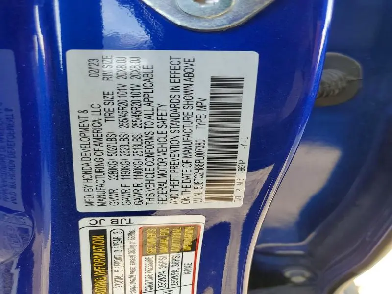 2023 ACURA RDX A-SPEC ADVANCE  